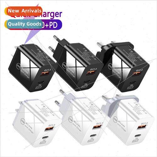 20W PD Fast Charger 4A UK Standard Charging Head Type-c QC3.