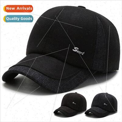 Elderly hat men middle-aged elderly woolen cap old man hat w