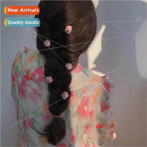Super fairy small fresh camellia flower small hairpin sweet