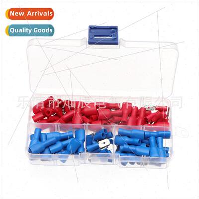 100pcs Cold Pressed Terminals Boxed Terminals Wire Connector