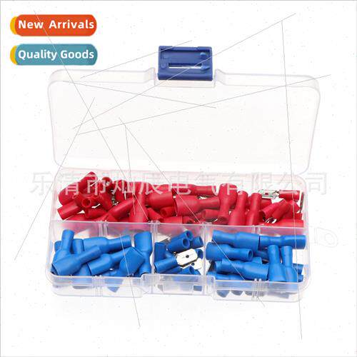 100pcs Cold Pressed Terminals Boxed Terminals Wire Connector