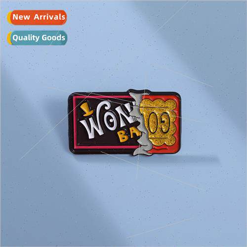 New film   alloy lacquer brooch backpack jacket tide cool ve