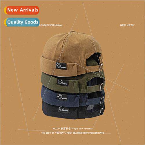 Japan UK retro melon skin cap men four seasons hip-hop Korea