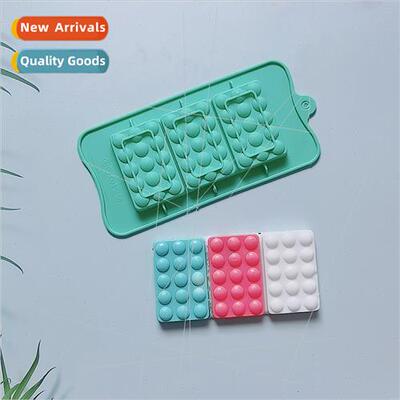3 round chocolates 464 cookies candy silicone mold mousse pa