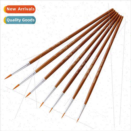 7pcs Nylon Hair No.000 Exmely Fine Outlining Pen Set wh Cart