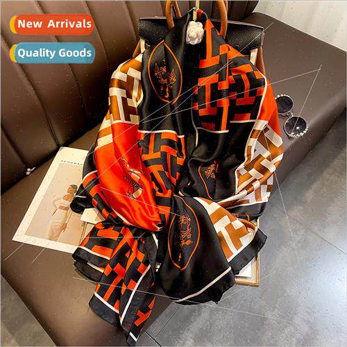 Korea  spring fall thin splicing I checkerboard grid steed m