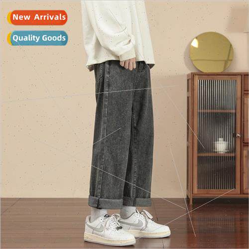 Jeans nine-minute pants men spring summer nd HK casual pants