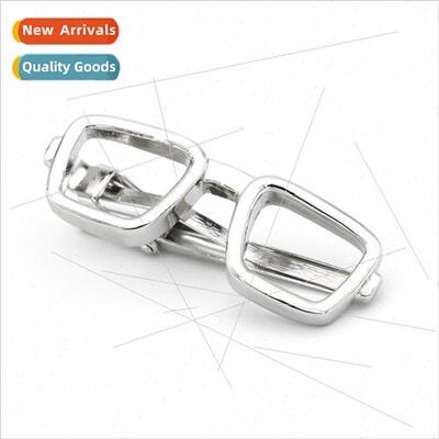 Double electroplated copper men jewelry silver eyeglasses fr