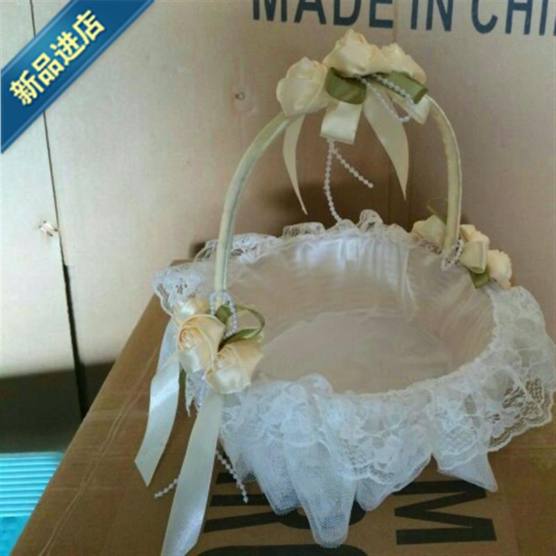 weave Wedding celebration the republic of korea wedding Rattan Blue flowers marry Flower girl Sahua Flower basket portable Bridesmaid Basket Flower potin the Flower delivery/Flowers simulation/Plants gardening , Wedding flower arrangement , Wedding baskets  category - from Buy2taobao.com to provide professional Taobao agent buy service