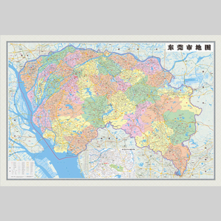 东莞市地图电子版设计素材文件