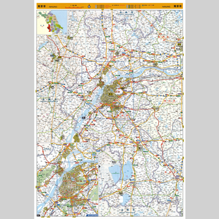 南京市地图电子版设计素材文件