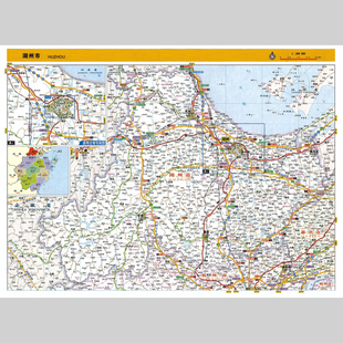 湖州市地图电子版设计素材文件