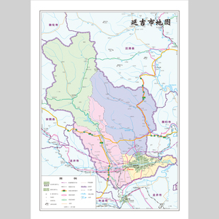 延吉市地图电子版设计素材文件