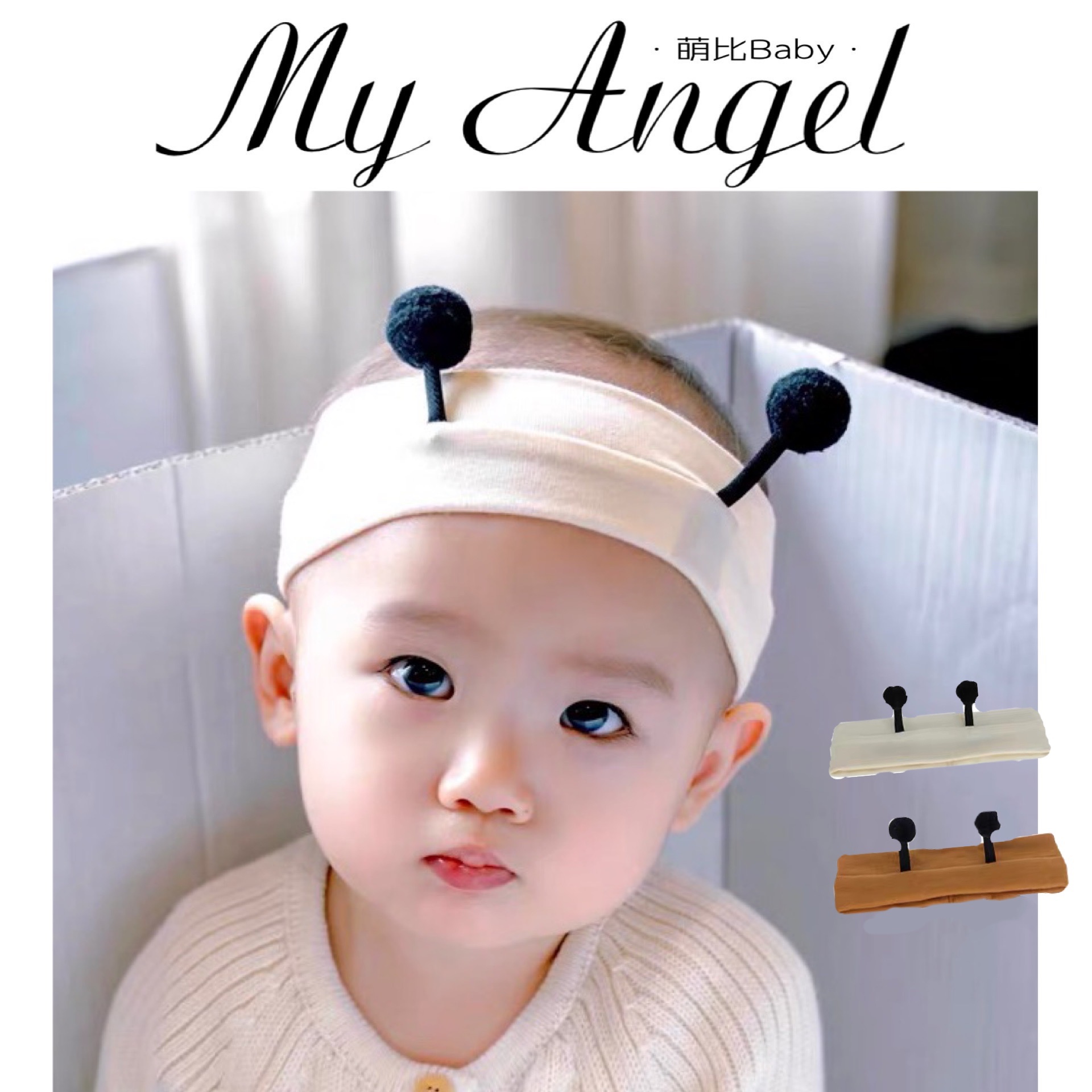 婴儿囟门发带宝宝新生头饰男宝