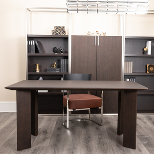 楷模-大普 洛克餐桌餐厅餐台简约现代小户型长方形桌红橡木