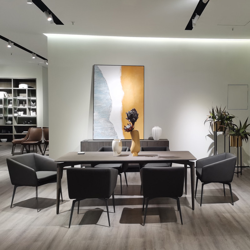 楷模 拉卡-卡洛斯餐椅意式极简轻奢餐桌椅