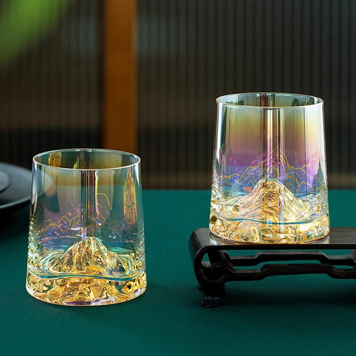 故宫千里江山炫彩玻璃杯