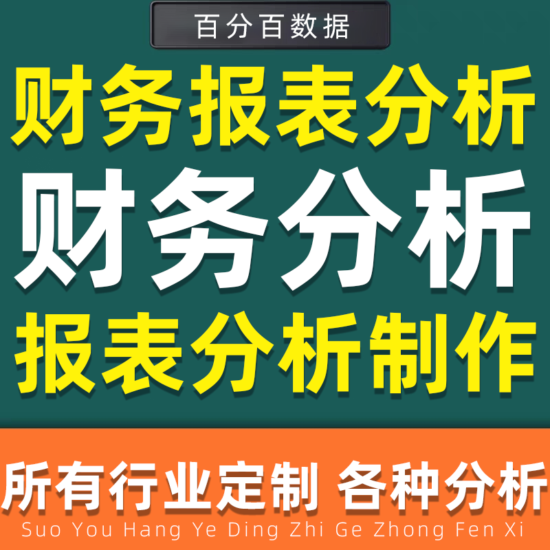 财务报表分析定制数据处理制作负债表代写代做报告资产年度总结