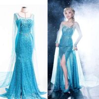 adult frozen ss elsa dress party costume ba thumbnail 3