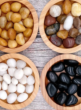 Colored pebbles small stone flowerpot ornament stone rice