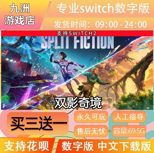 中文下载版 switch2游戏数字版 买三送一 Fiction 双影奇境Split