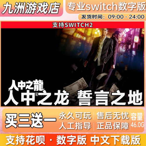 人中之龙  之誓言之地 switch2游戏数字版中文下载版买三送一 - 封面