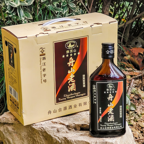 佛顶山五星舟山老酒358毫升6瓶