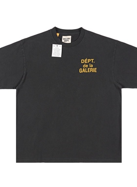 GALLERY DEPT. Washed French Logo Vintage Tee法文洗水复古T恤