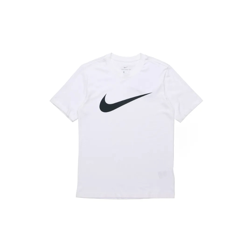 nike耐克  as m nsw tee icon swoosh大logo休闲运动圆领t恤白色