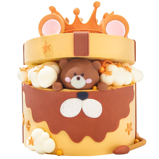 【小丸子水瓶座】星座生日蛋糕券北京上海同城配送MS BONCAKE