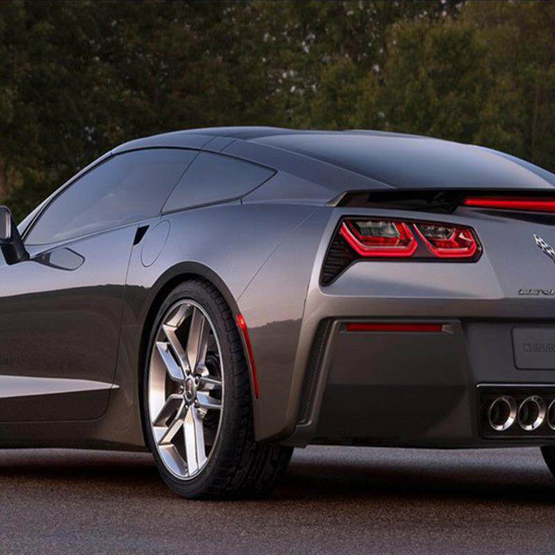 科尔维特coervtte c7改装段四出res智能电子尾阀门排wmi气管声跑