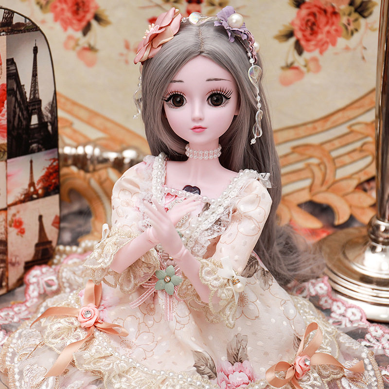 乖乖芭比洋娃娃玩具套装大号女孩公主单个仿真会说话的娃娃超大