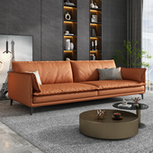 意式 轻奢乳胶羽绒小户型科技布沙发家用客厅现代简约免洗直排设i.