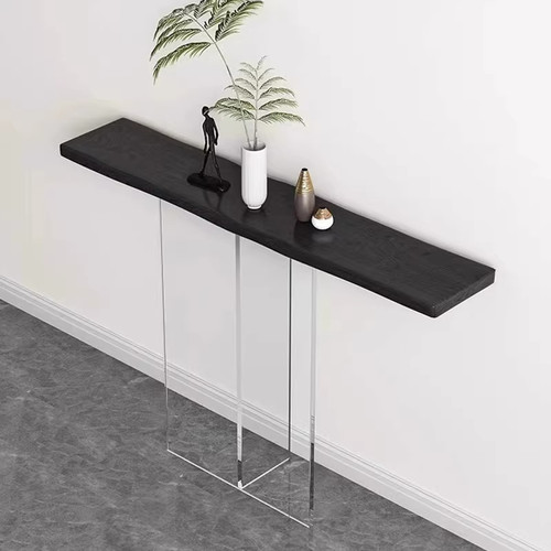 玄关台轻奢亚克力靠墙窄