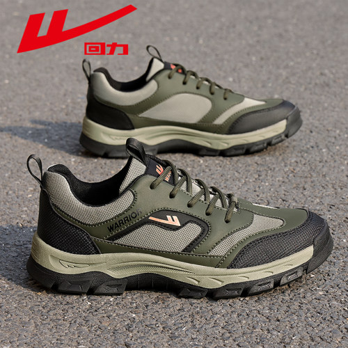 回力春季新款户外登山工装休闲鞋