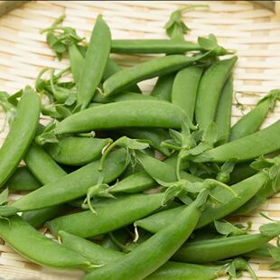 云南新鲜甜豆现摘现发甜豆角带壳食用农家种植时令蔬菜