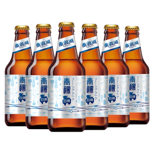 黄河啤酒青海湖青稞白啤500ml*12玻璃瓶装整箱小麦白啤青海特产