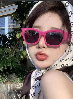 演唱会音乐节粉红色墨镜粉色边框