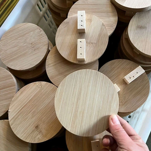 新款 鸽子巢箱竹木圆形脚踏板 巢箱鸽子栖架 包邮