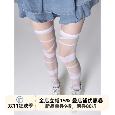 y2k亚文化辣妹丝袜绷带袜