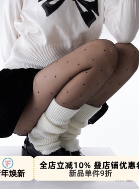 抵达一楼辣妹0d波点黑丝性感春夏薄纯欲日系jk白丝袜lolita连裤袜