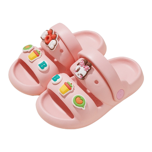 巴布豆儿童拖鞋夏季女孩洞洞鞋卡通软底防滑男童凉拖鞋小童沙滩鞋