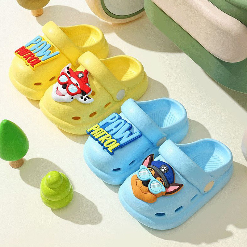 汪汪队儿童拖鞋外穿夏季女宝2岁3防滑小孩宝宝凉鞋幼儿洞洞鞋男童