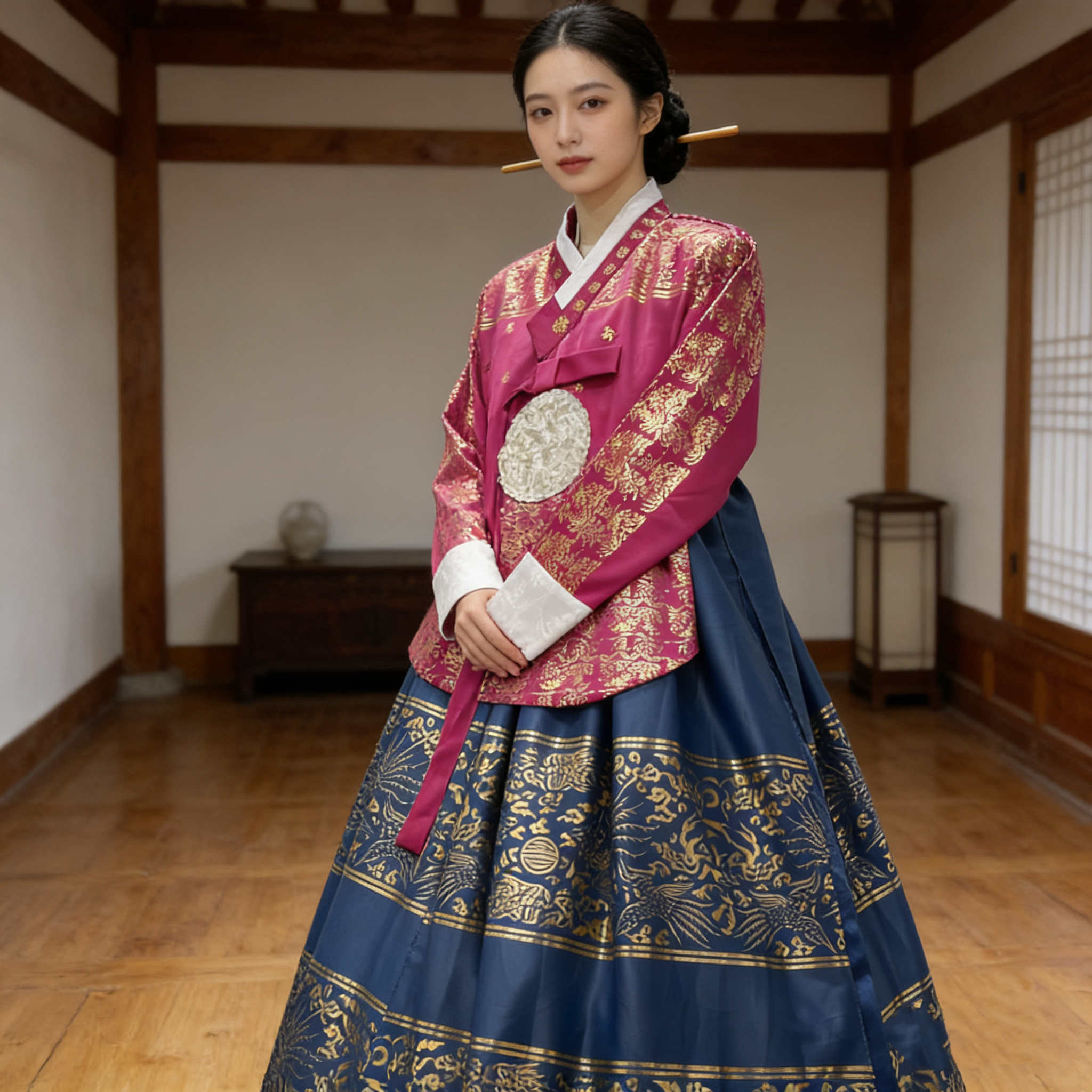 宫廷朝鲜延吉礼服礼服韩服