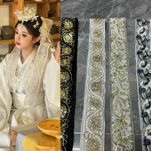 朝鲜服超长飘带韩服发饰发带宫廷新娘头饰延吉公主拍照民族风超仙