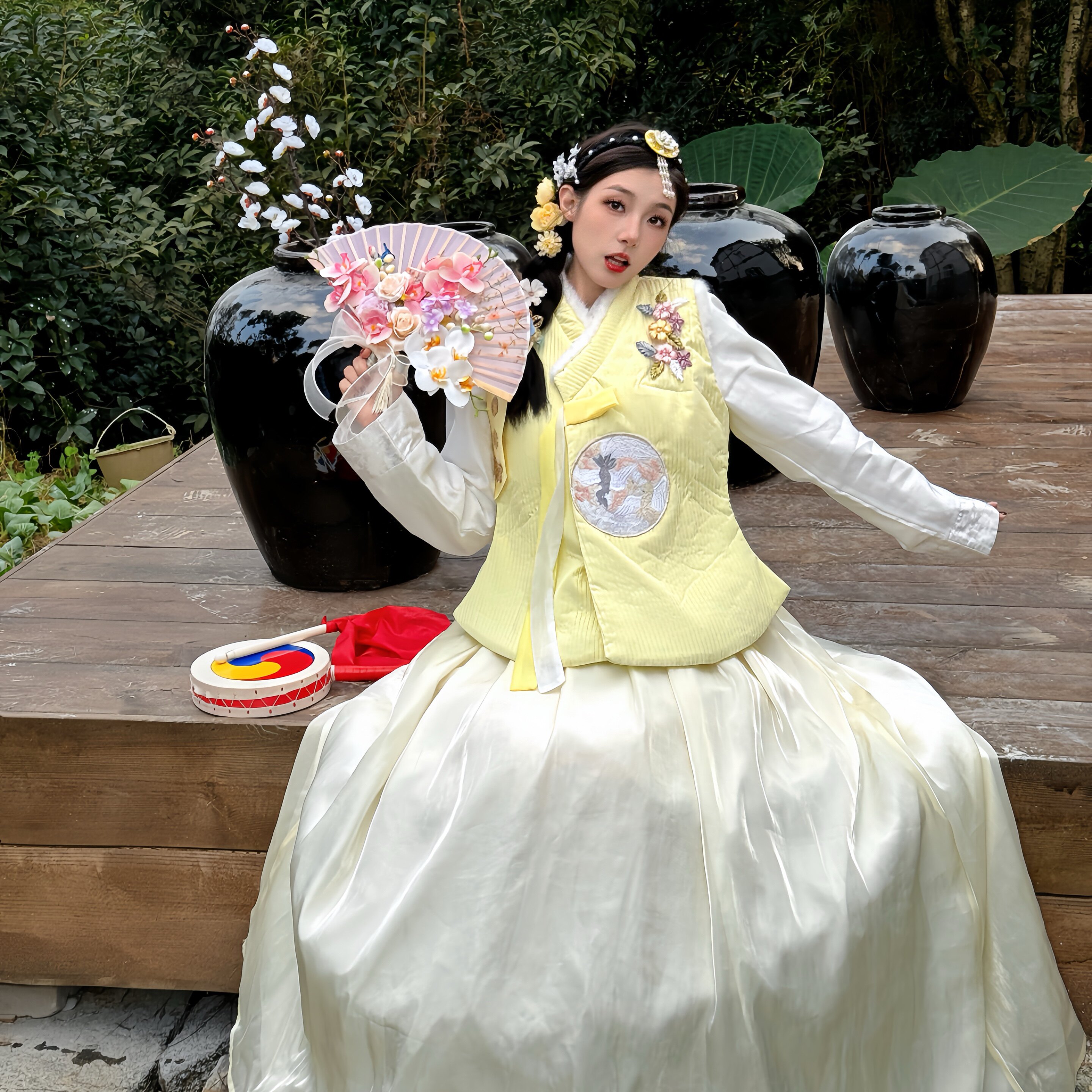 新款朝鲜延吉韩服朝鲜公主全套服装爆款宫廷礼服舞台舞蹈演出服饰