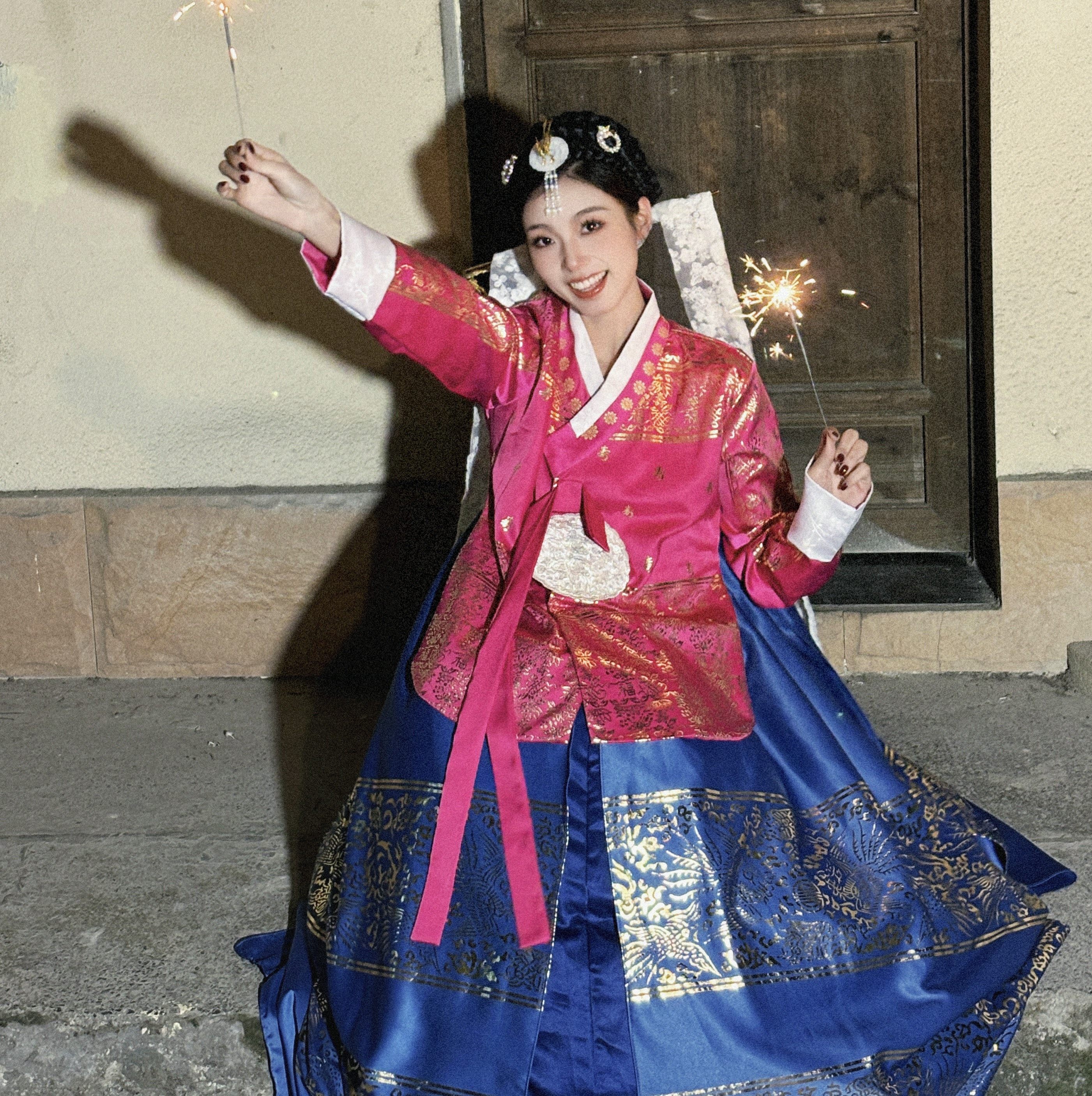 新款朝鲜延吉韩服朝鲜公主全套服装爆款宫廷礼服舞台舞蹈演出服饰