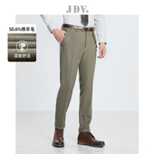 裤 通勤商务潮直筒西裤 子WPF1037 长裤 JDV奥莱旗舰店春秋折扣新品