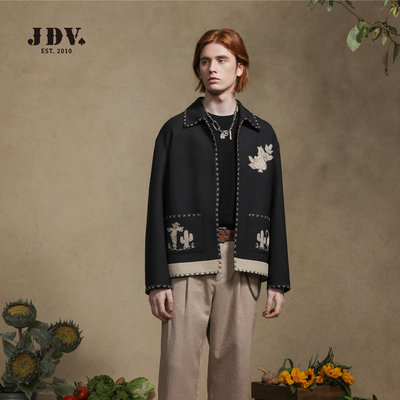 JDV复古墨西哥刺绣夹克春秋