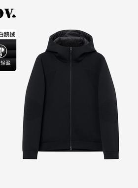 JDV奥莱旗舰店冬季折扣新品连帽羽绒服男士短款外套夹克保暖时尚